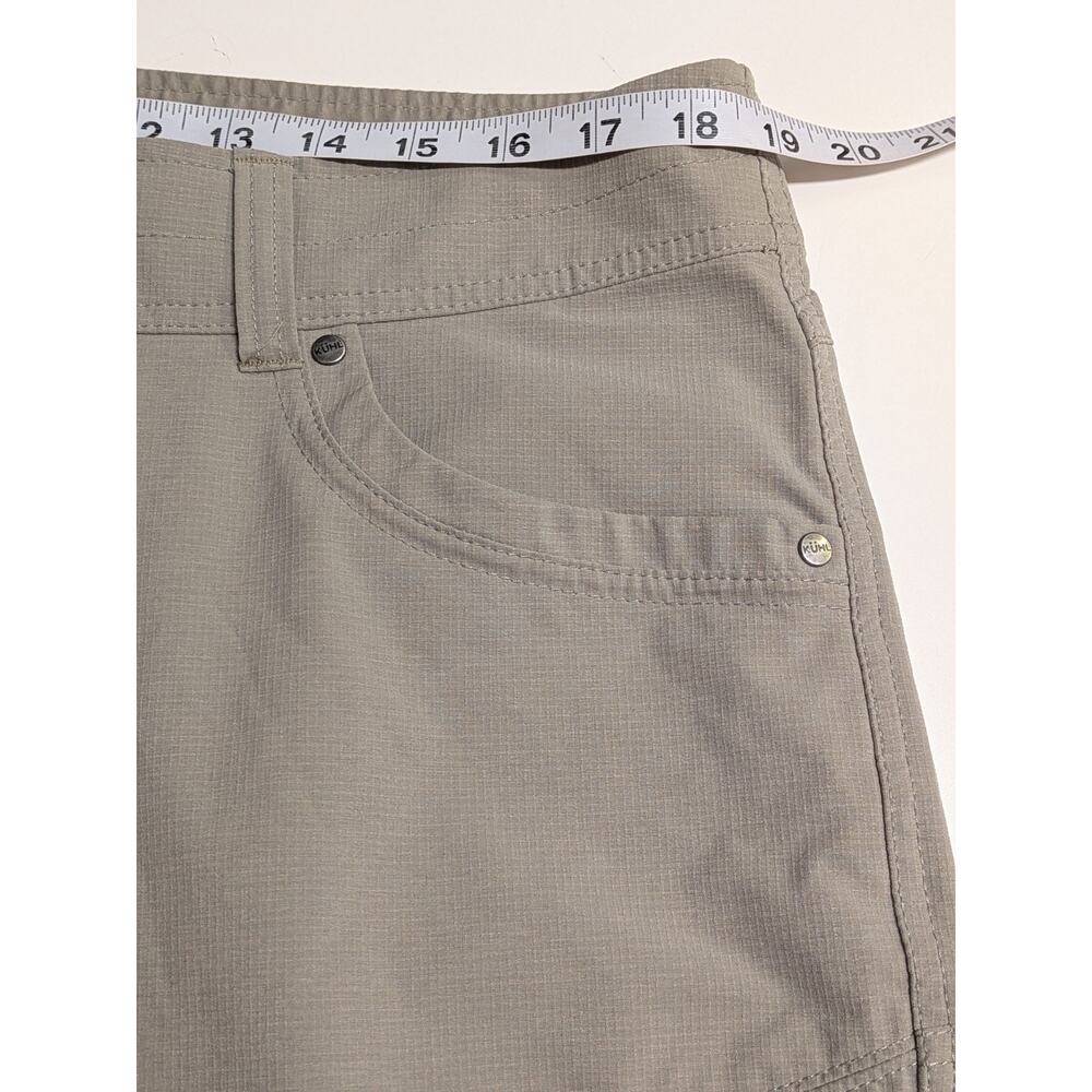 Kuhl Shorts Silencr Kargo Shorts Men's 38 Softshell Ripstop Storm Khaki - Picture 8 of 10